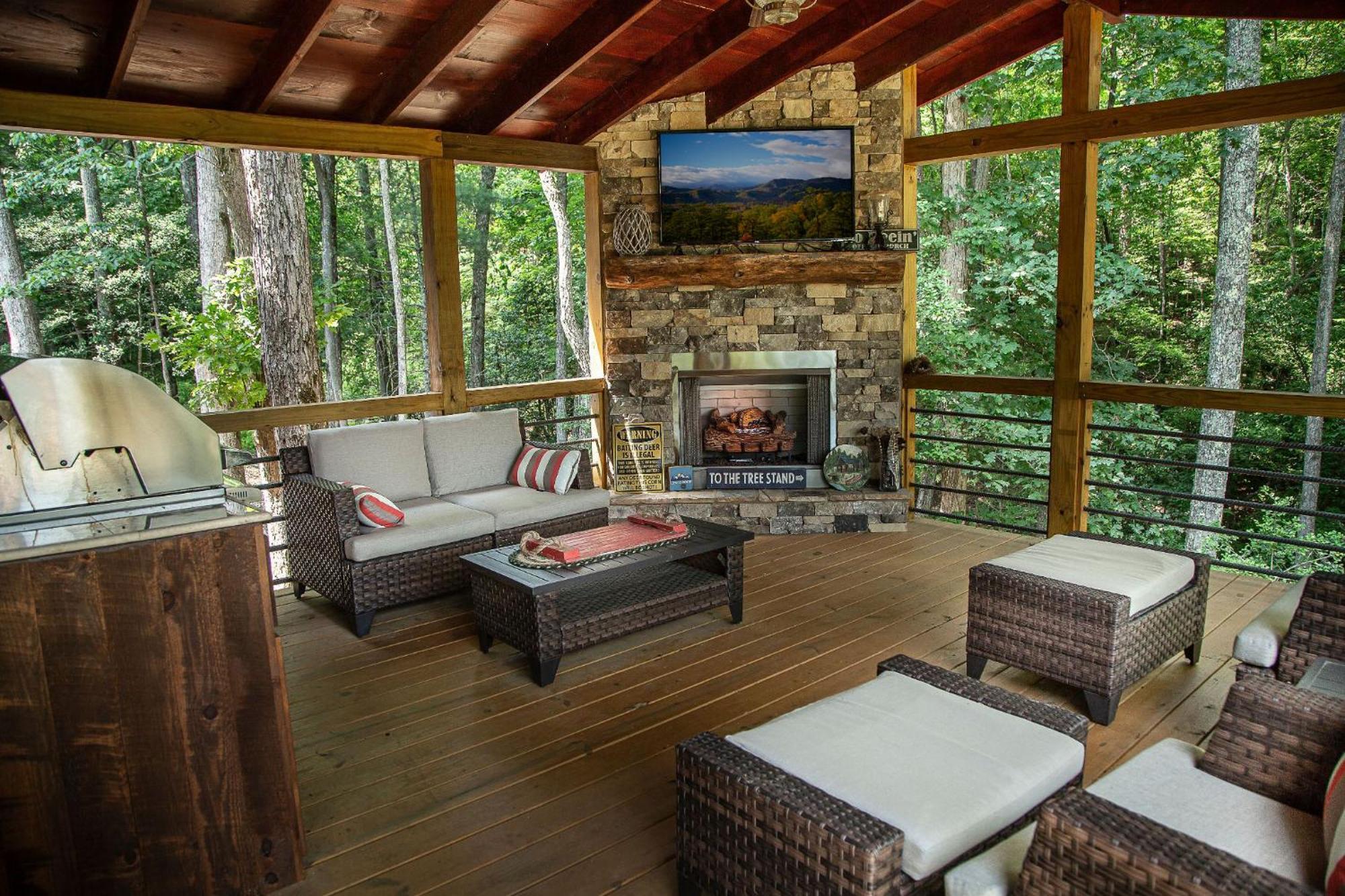 Adore The Smores Rustic Mountain Charm Outdoor Spaces And A Cozy Hot Tub Блу-Ридж Экстерьер фото